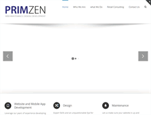 Tablet Screenshot of primzen.com